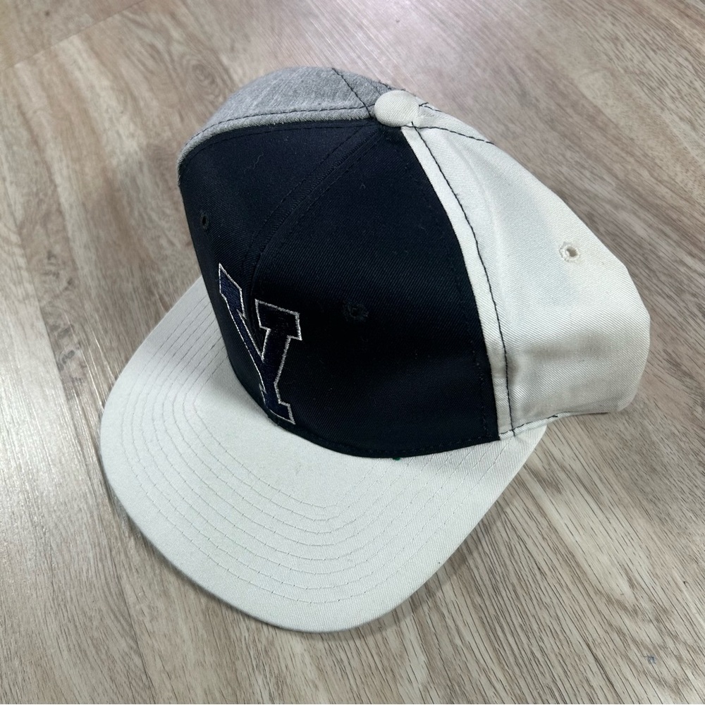 VTG Starter New York Yankees Hat Snapback MLB Baseball Letterman‎ Blue White Cap - Picture 8 of 8
